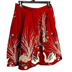 Burgundy Women’s Swan Skirt Size Small